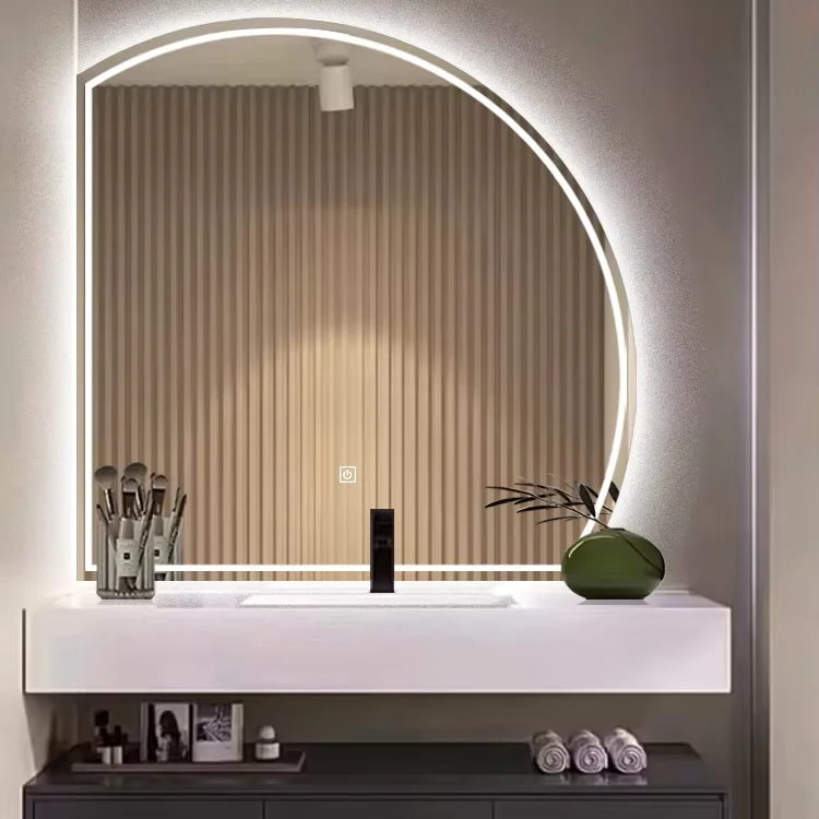Stylish LED Bathroom Vanity 4/6 Moon Mirror