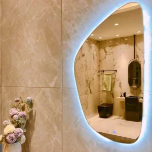 MiMirror - Luxury Organic Shaped Backlit Design Wall Bathroom Mirror