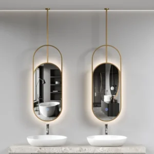 Hanging Art Backlit Vanity Mirror