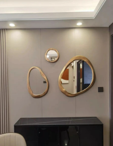 Mi-Mirror Abstract Luxury Nordic Wall Mirror photo review