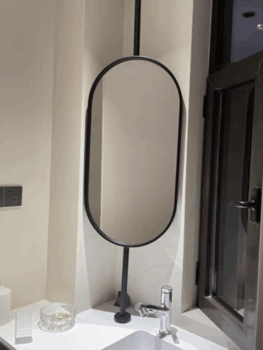 Hanging Oval Bathroom LED Mirror photo review