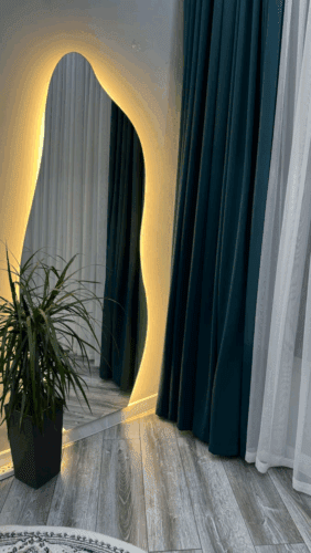 Irregular Full Length Mirror Light photo review
