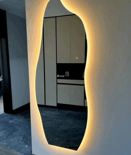 Irregular Full Length Mirror Light photo review