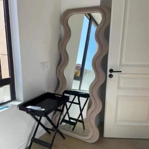 Mi-Mirror Irregular Tribe Wave Design Floor Mirror photo review