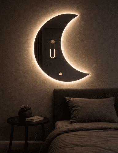Luxury Design Crescent 2/6 Moon Mirror photo review