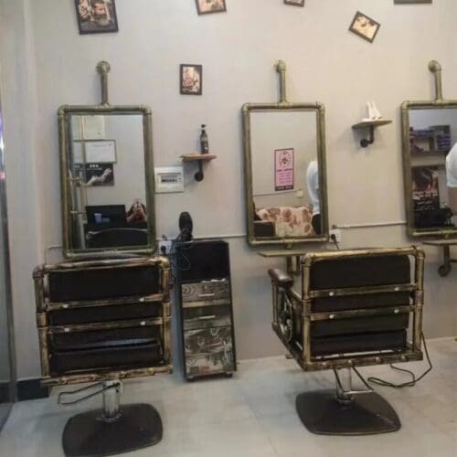 Retro Design Water Pipe Wall / Floor Beauty & Hair salon Mirror photo review