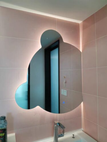 Mi-Mirror Kids Baby Shower LED Wall Mirror photo review