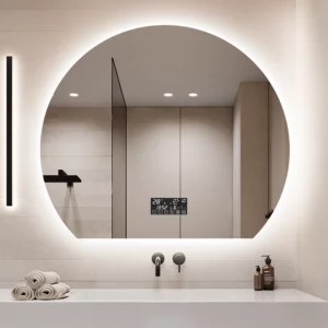 Mi-Mirror Luxury Organic Circle Backlit 4/6 Moon Wall Mirror