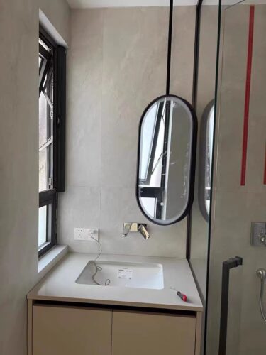 Mi-Mirror Hanging Oval Bathroom LED Mirror photo review