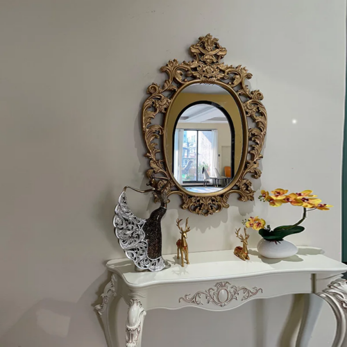 Mi-Mirror Vintage Gold Decorative Wall Mirror photo review