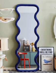 Asymmetric Spiral Floor Entryway Mirror photo review