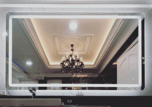 Curved Edge Elegant LED Mirror photo review