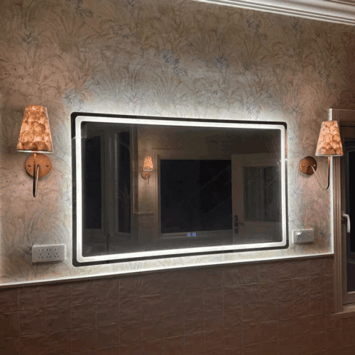 Curved Edge Elegant LED Mirror photo review