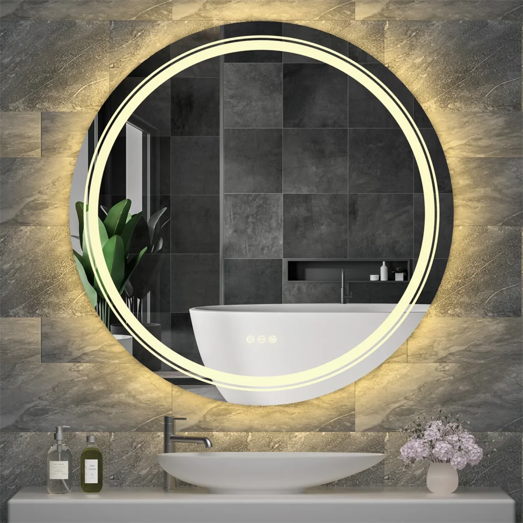 Mi-Mirror Round LED Bathroom Mirror | Mi-Mirror