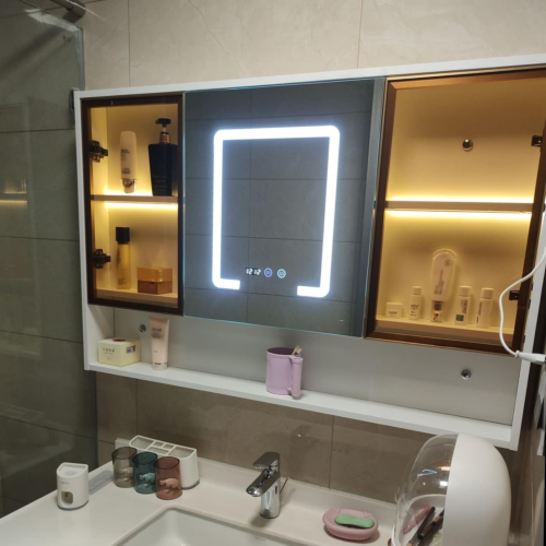 Mi-Mirror Medicine Cabinet LED Bathroom Mirror photo review