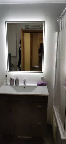 Mi-Mirror Rectangle Design LED Wall Mirror photo review