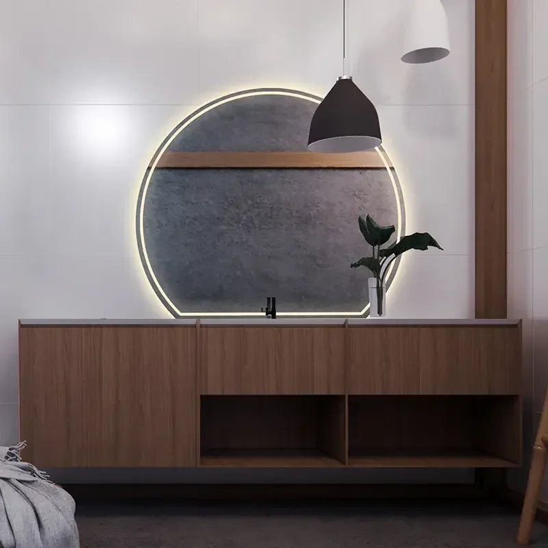 Soft-edge Semi Circle Smart LED 5/6 Moon Mirror