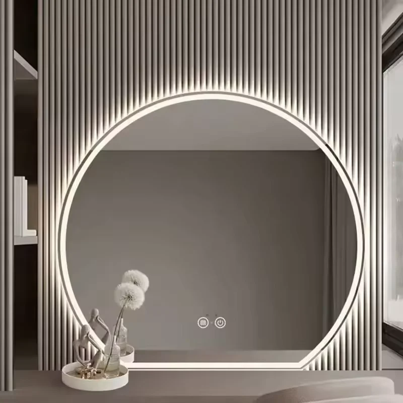 Luxurious Semi Circle Smart LED 5/6 Moon Mirror