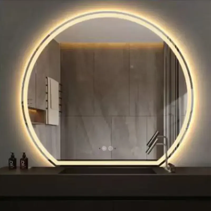 Statement Semi Circle Smart LED 5/6 Moon Mirror