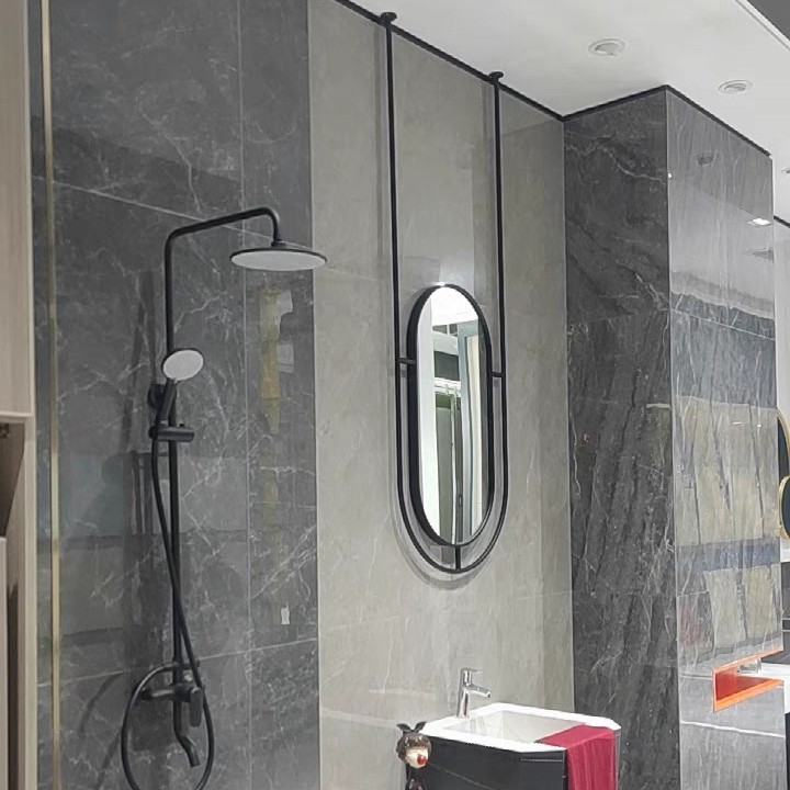 Designer Double Sided Framed Oval Bathroom Mirror