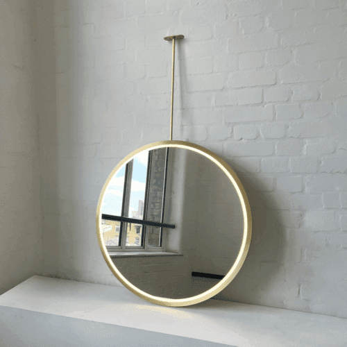 One Side LED Ring Hanging Mirror photo review
