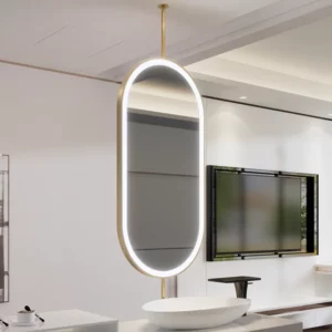 Mi-Mirror Double Sided Hanging Oval LED Mirror