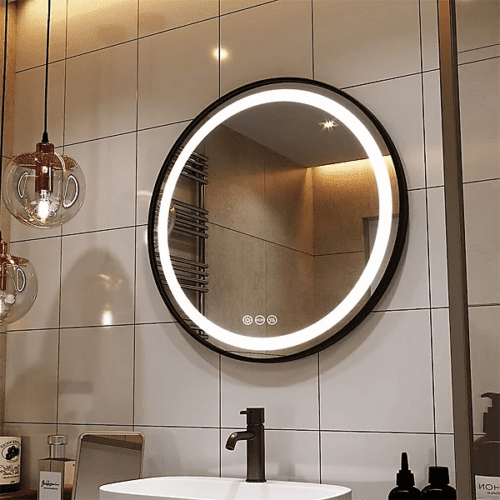 Simple Round Shape Vanity Mirror photo review