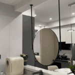 Backlit Round Hanging Mirror photo review