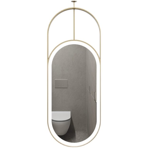 Mi-Mirror Oval Shape Hanging Bathroom Mirror | mi-mirror