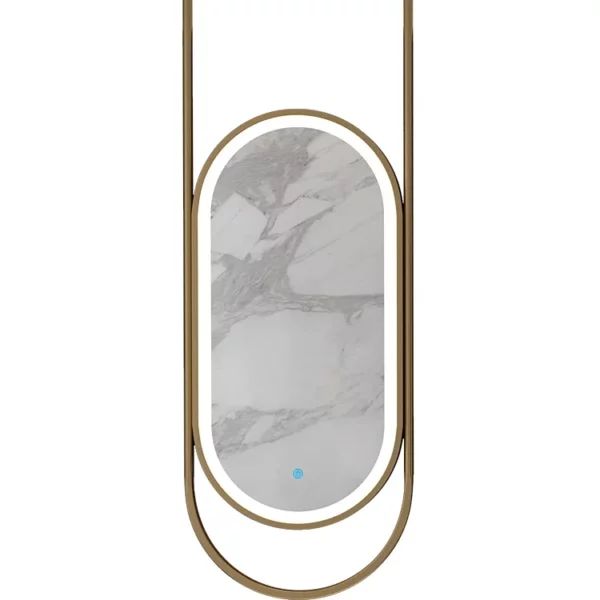 Mi-Mirror Precision Oval Hanging LED Backlit Mirror