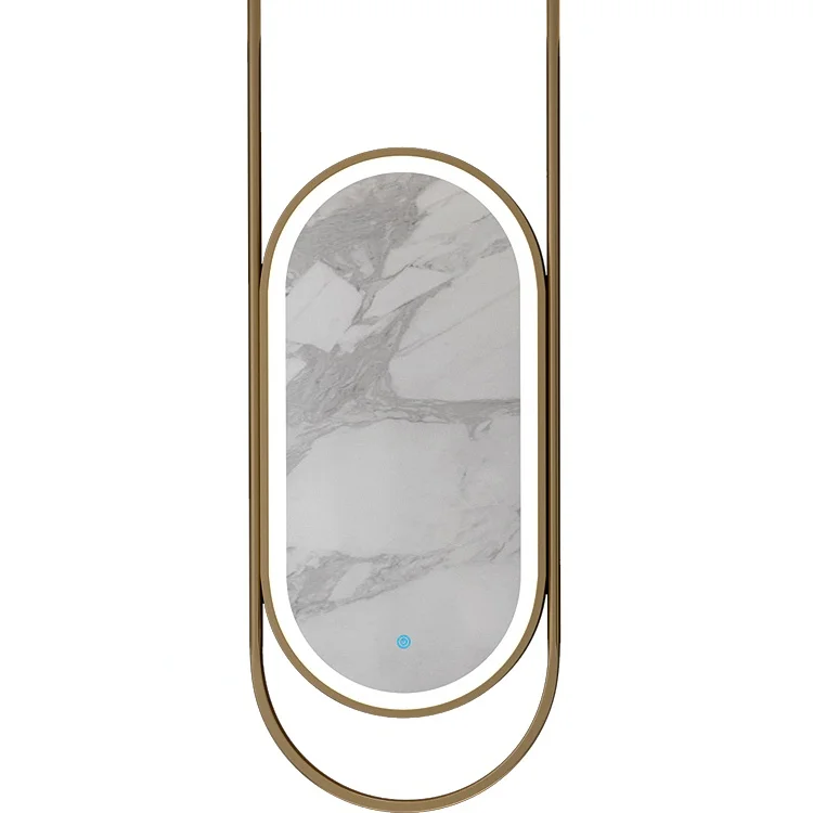 Mi-Mirror Precision Oval Hanging LED Backlit Mirror