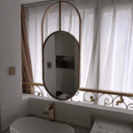 Oval Shape One Sided Hanging Bathroom Mirror photo review