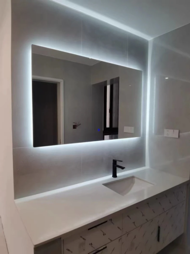 Mi-Mirror Graceful Rectangle Shape Bathroom Mirror photo review