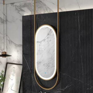 Mi-Mirror Precision Oval Hanging LED Backlit Mirror