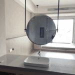 Backlit Round Hanging Mirror photo review