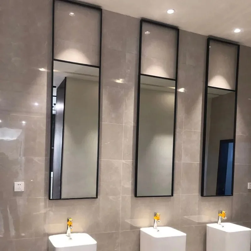 Stylish Rectangle Design Ceiling Hanging Mirror