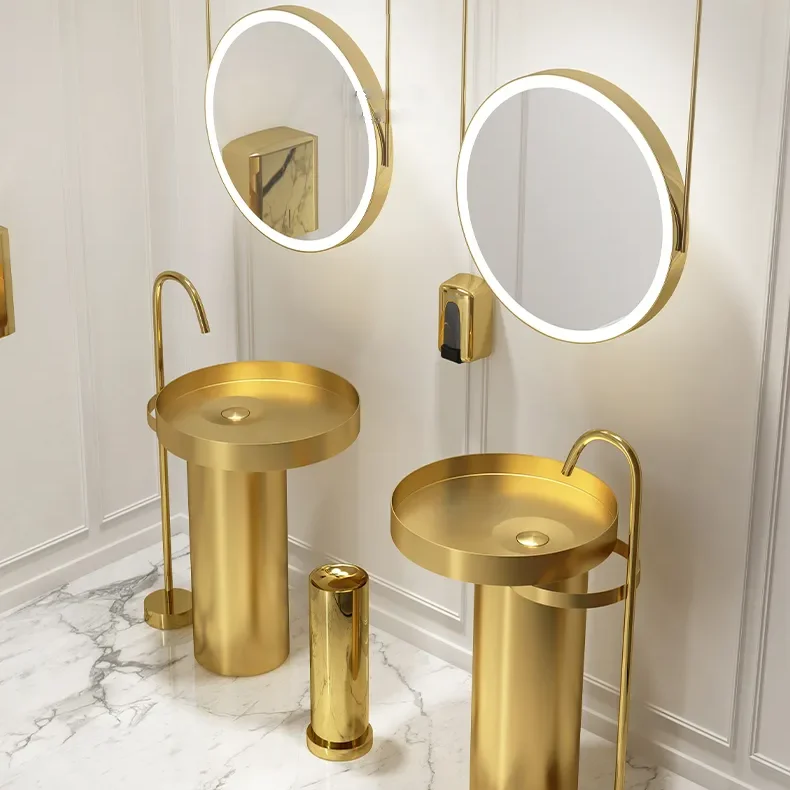 Modern Round Single Side LED Mirror