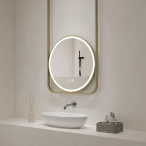 Nested Elegance Hanging LED Mirror