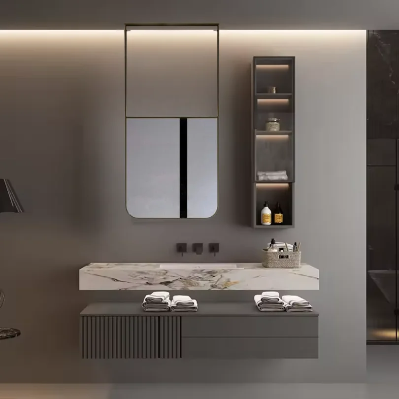 Luxury One Side Oasis Aesthetic Figure Mirror