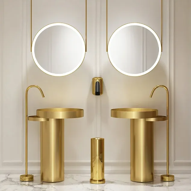 High-end Round Single Side LED Mirror