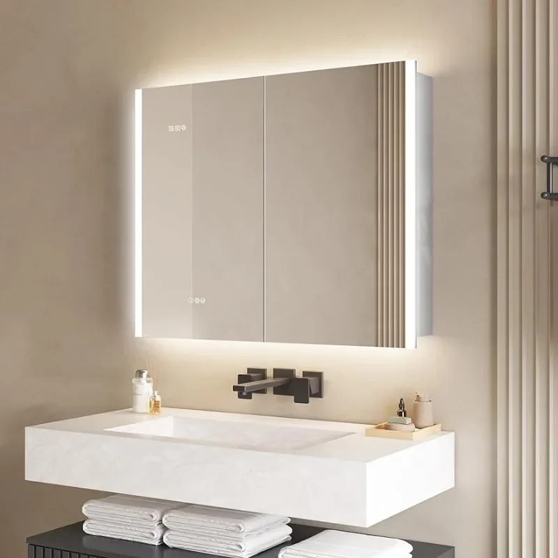 Mi-Mirror Sleek Rectangular LED Bathroom Mirror | mi-mirror