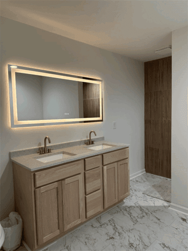 Sleek LED Rectangular Vanity Mirror photo review
