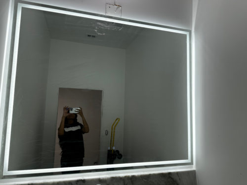 Mi-Mirror Sleek LED Rectangular Vanity Mirror photo review