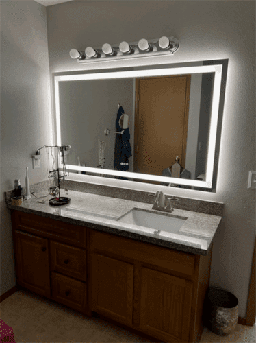 Sleek LED Rectangular Vanity Mirror photo review