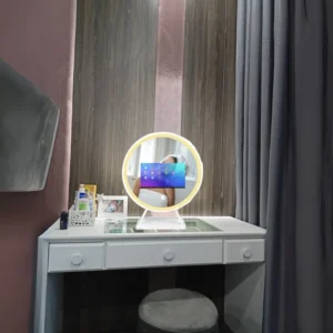 Round Android Three Color Smart Mirror