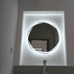 Stylish LED Strip Round Bathroom Mirror photo review