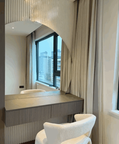Glowing Backlit Bathroom Vanity Moon Mirror