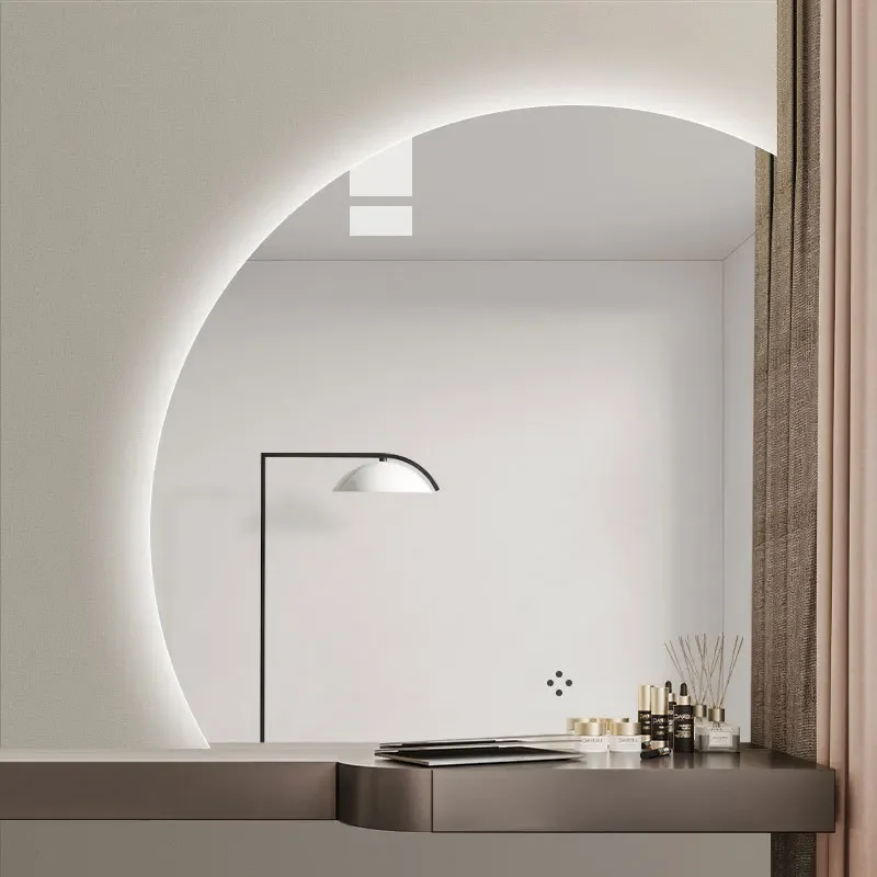 Statement Half Moon 4/6 Backlit Mirror
