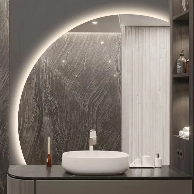 Artistic-edge Half Moon 4/6 Backlit Mirror