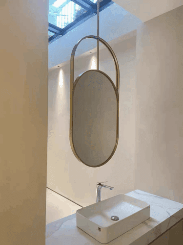 Double Sided Backlit Hanging Vanity Mirror photo review